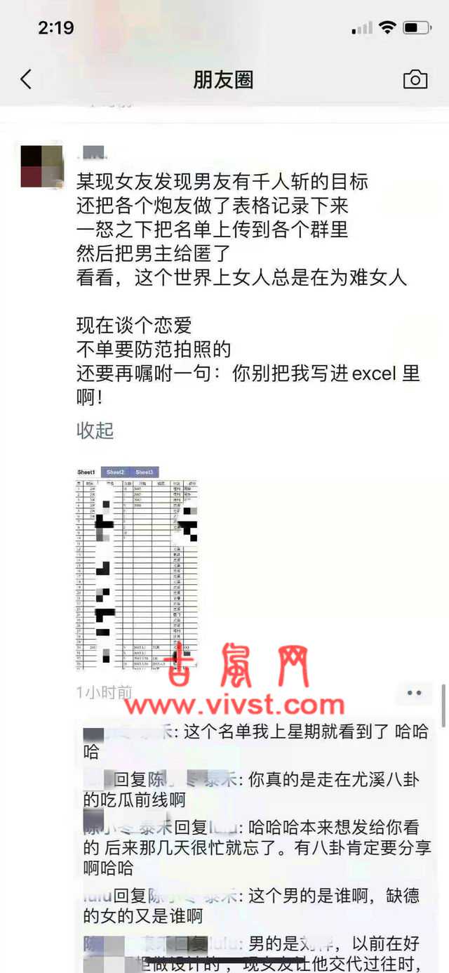 震惊大瓜！厦门“千人斩”事件曝光！（附：千人斩 excel表）