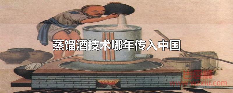 蒸馏酒技术是哪年传入中国的？