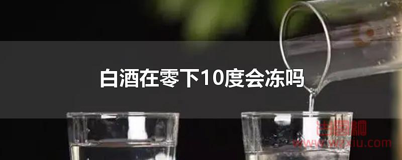 白酒在零下10度会冻吗？