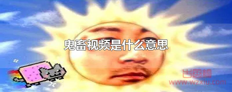 鬼畜视频是什么意思 鬼畜视频是什么意思?