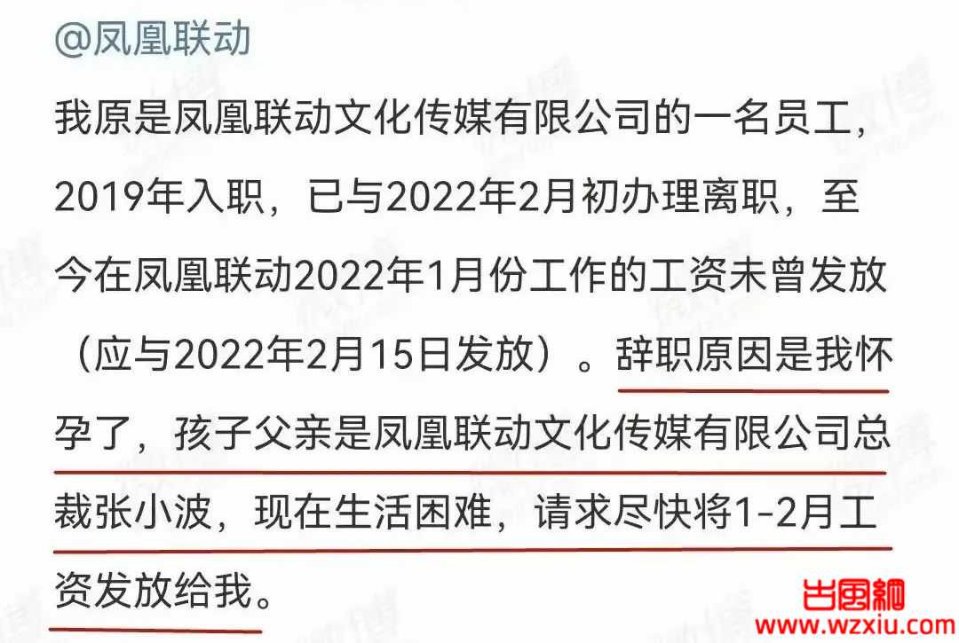 文艺圈又出新瓜小三知三当三！九夜茴58岁总裁老公张小波出轨致员工怀孕要其堕胎！