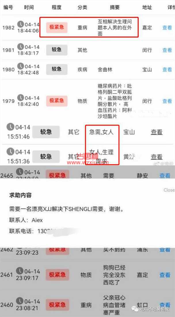 抗疫互助平台惊现约炮信息“急需一名20左右的女性解决下生理需要”？太恶心离谱！