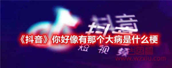 抖音你好像有那个大病是什么梗？有什么意思？