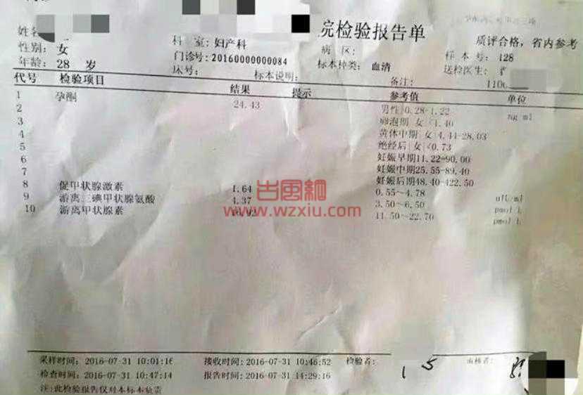 医生通过化验单能看出女性曾交往过几个男友是什么情况？