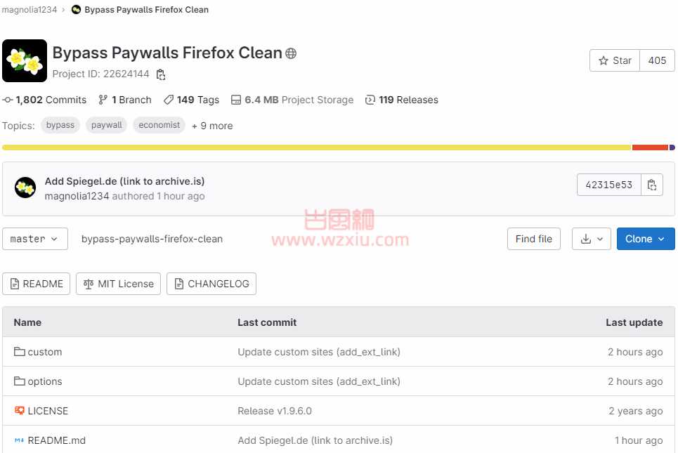 火狐疑似因版权问题删除商店里绕过付费墙扩展Bypass Paywalls！